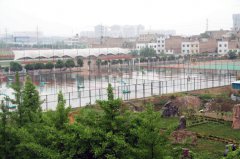 陜西電視廣播大學(xué)硅PU球場 